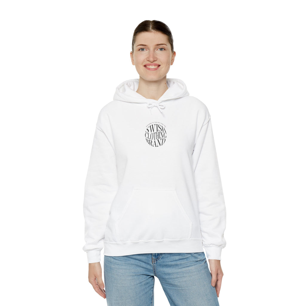 "Swish Clothing Brand" White Hoodie