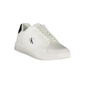 Calvin Klein White Low-Top Sneakers – Minimalist Casual Style