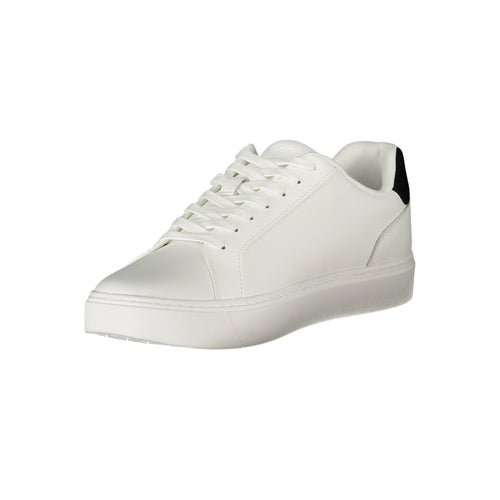 Calvin Klein White Low-Top Sneakers – Minimalist Casual Style
